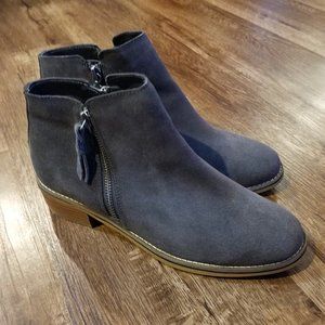 Blondo Liam Grey Women's 10 Booties, Waterproof, New!